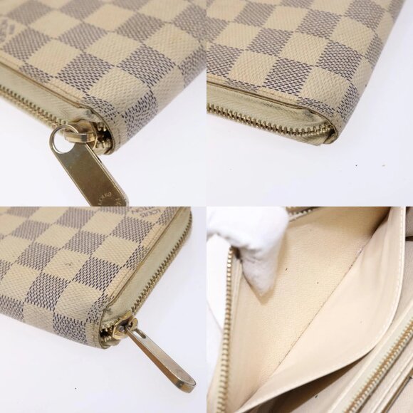LOUIS VUITTON Damier Azur Zippy Wallet Long Wallet N60019 LV Auth 130796 - Picture 14 of 14